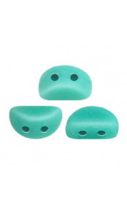 Les perles par Puca® Kos beads Opaque green turquoise 63130